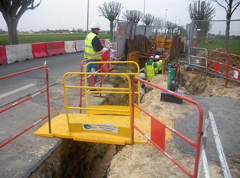 Passerelle de chantier