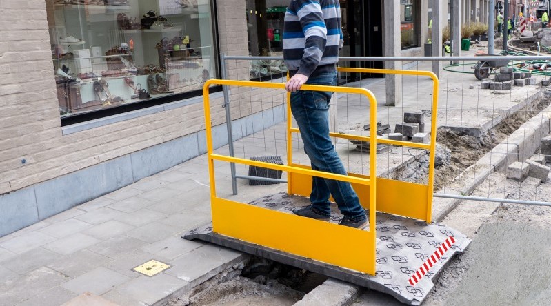 Passerelle de chantier